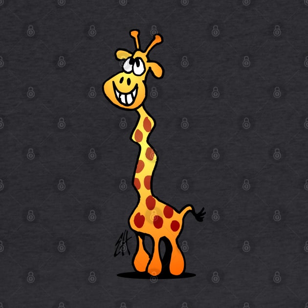 Joyful giraffe by Cardvibes